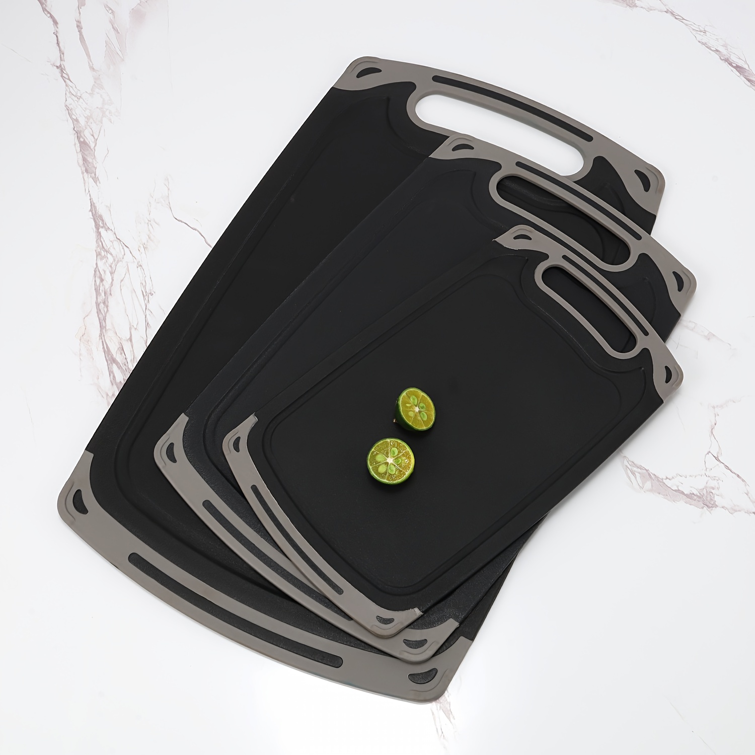 Marble Serving Board - 플라스틱 밀짚 모양의 대리석 패턴 주방