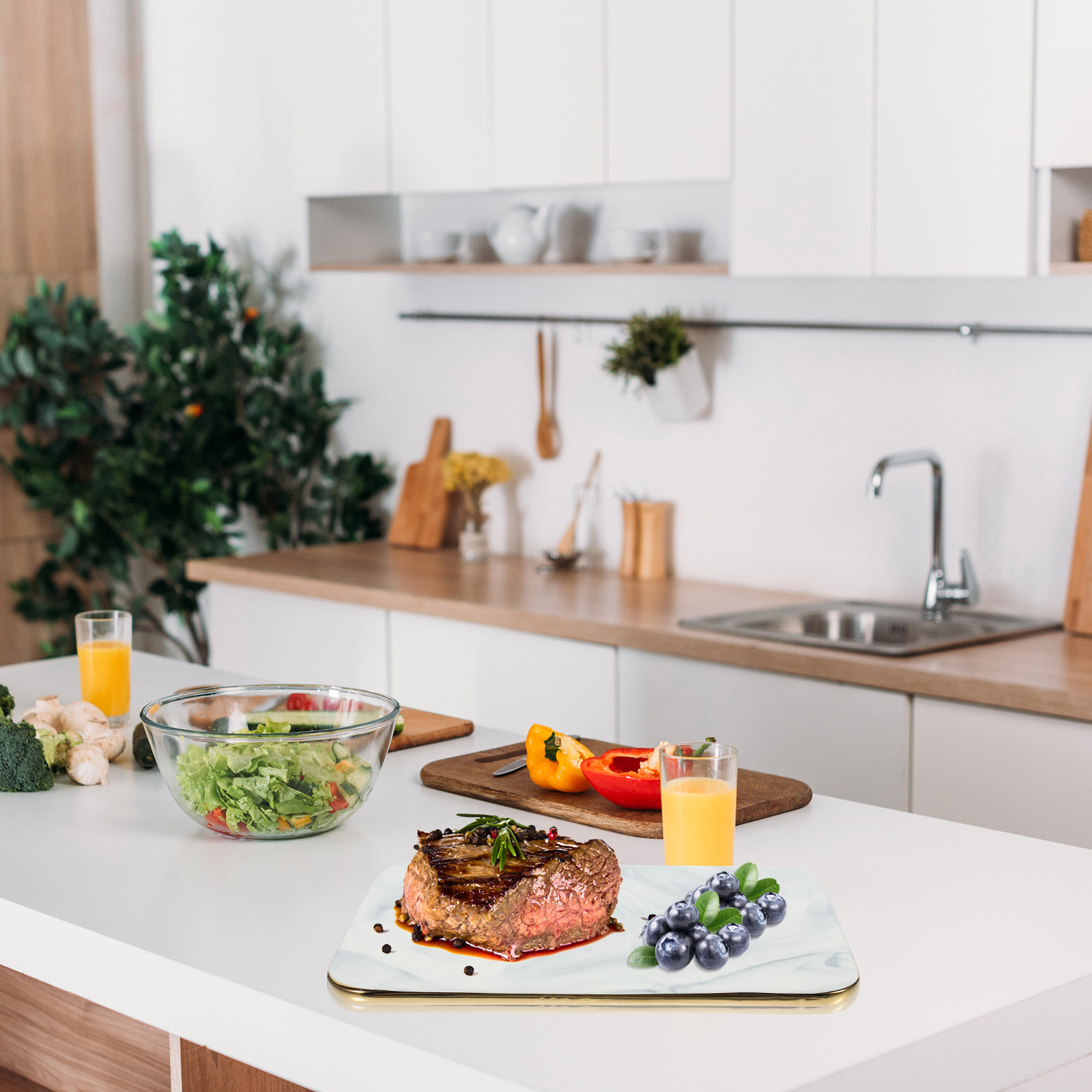 대리석 서빙 트레이, 손으로 만든 칼판, 치즈 및 과일 - Marble Serving Board 리뷰 및 가격