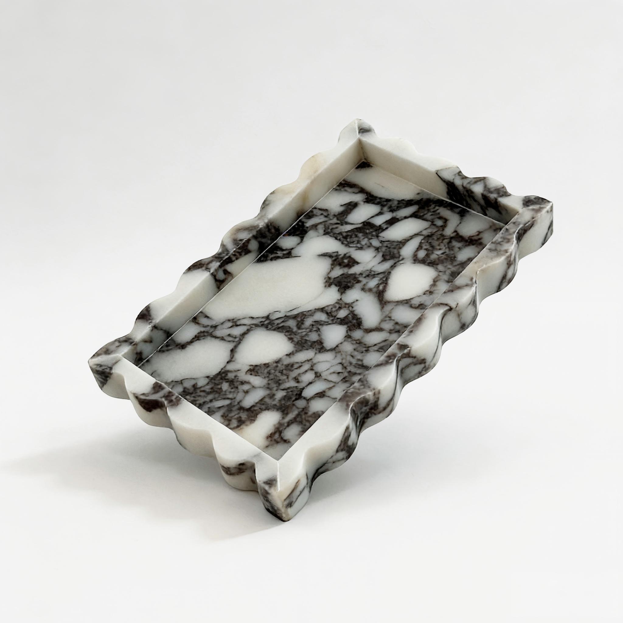 칼라카타 비올라 스캘럽드 대리석 트레이, 천연 대리석  - Marble Serving Board 리뷰 및 가격