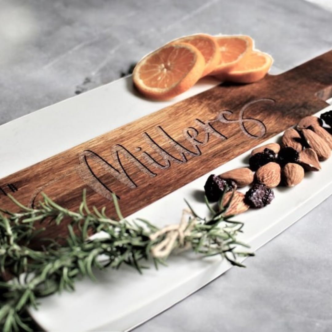 대리석과 아카시아 나무로 만든 10개 세트 커팅보드,  - Marble Serving Board 리뷰 및 가격