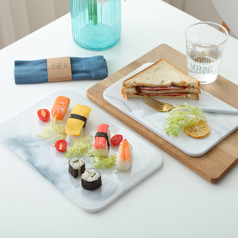 치즈 크래커 및 스시 서빙용 대리석 도마, 세라믹 직사 - Marble Serving Board 리뷰 및 가격