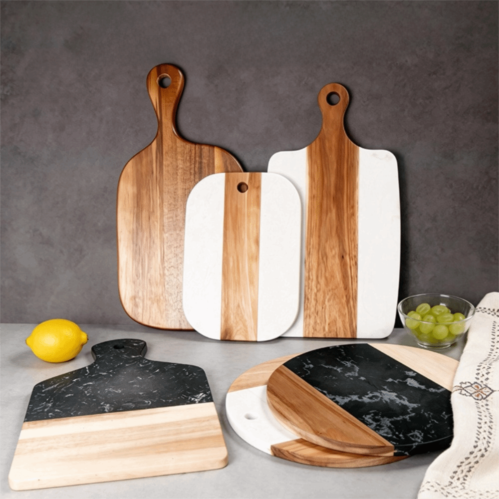 곰팡이 방지 대리석 나무 도마, 내열성 양면 사용 치즈 - Marble Serving Board 리뷰 및 가격